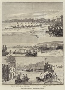 University Boat-Race, Skisser tagna förra året